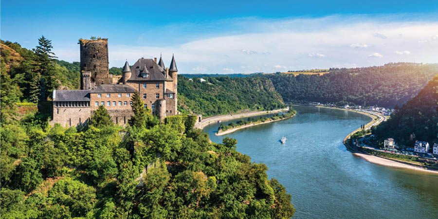 Sailing the romantic Rhine Gorge