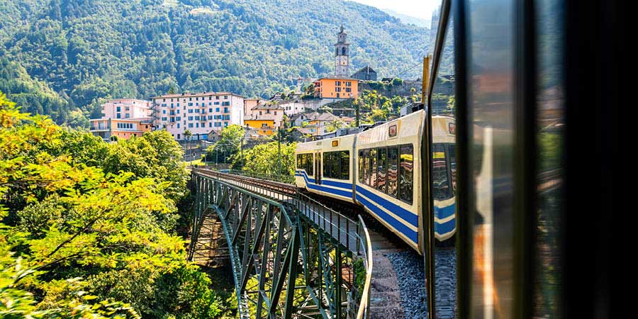 Riding the Centovalli Railway to Switzerland